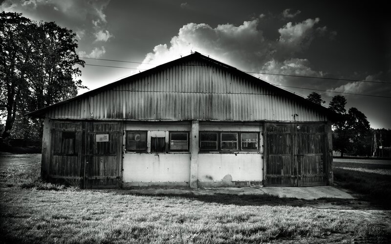 Rustic Barn in Field