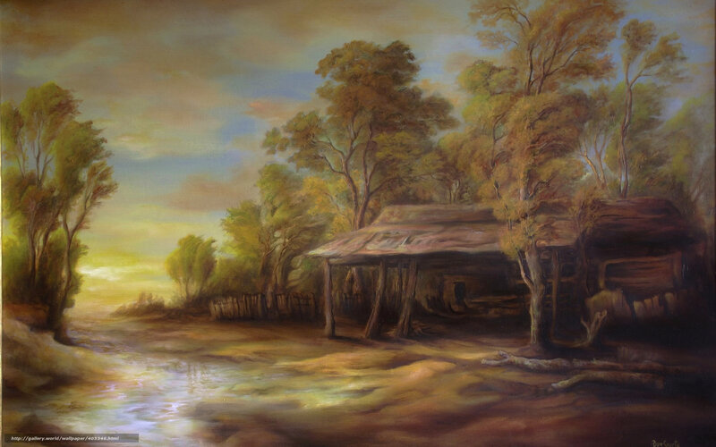 Rustic Cabin by the River