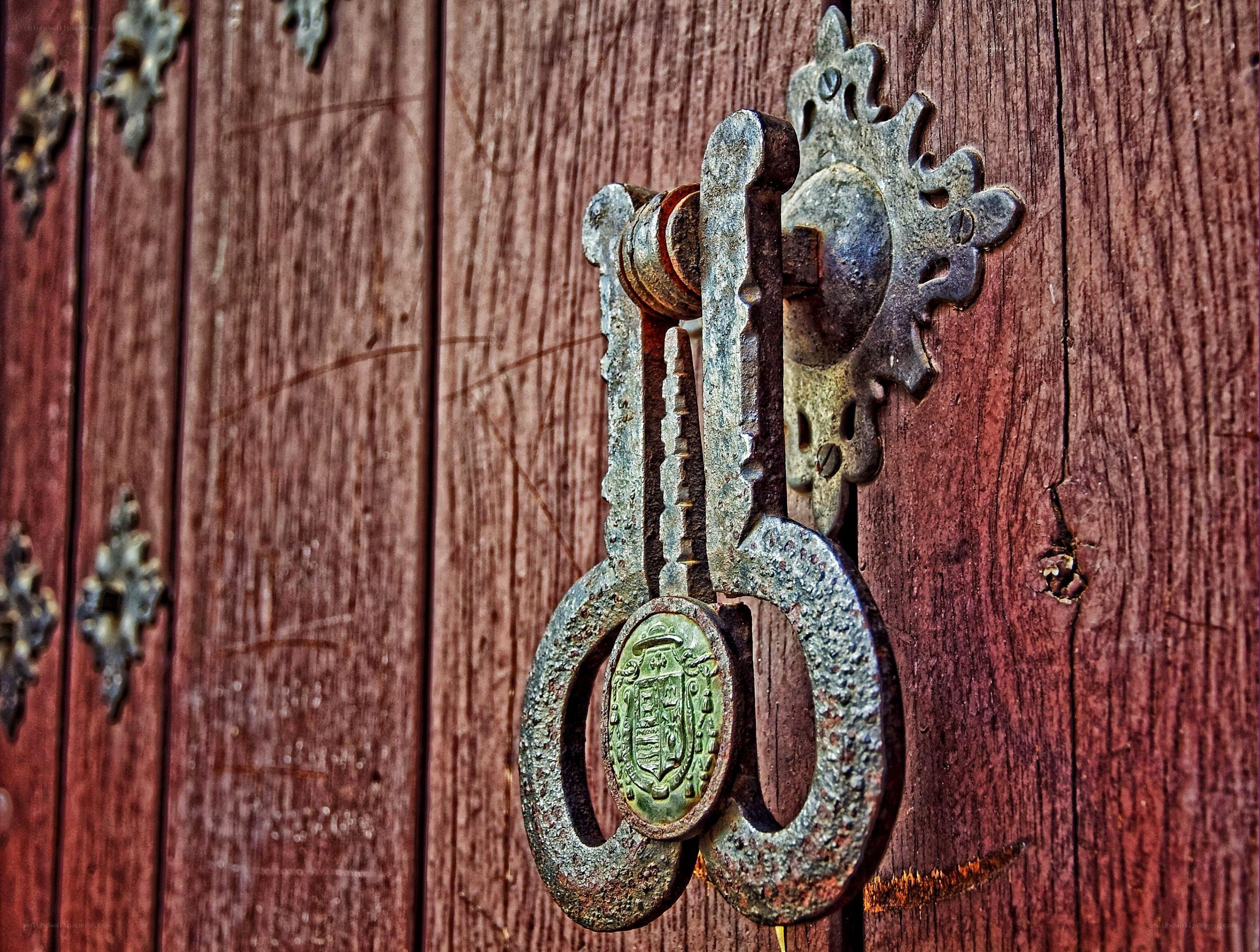rustic door knocker
