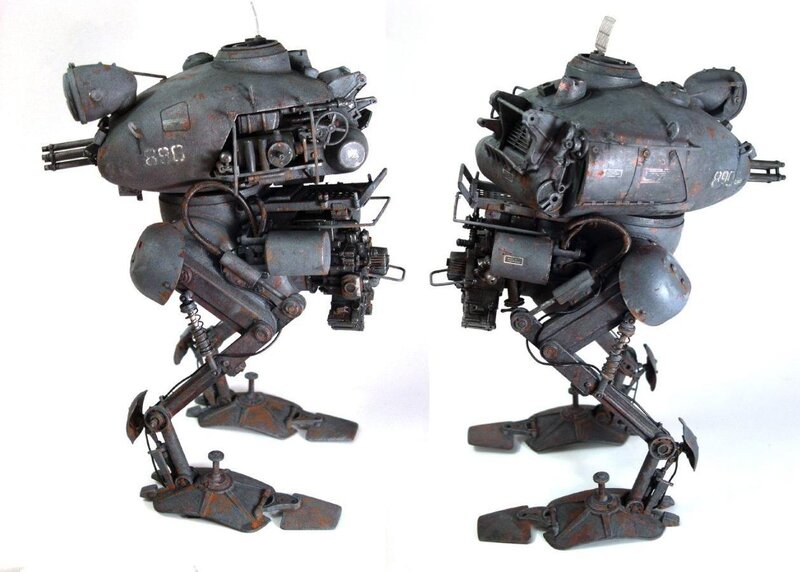 Rustic robot model