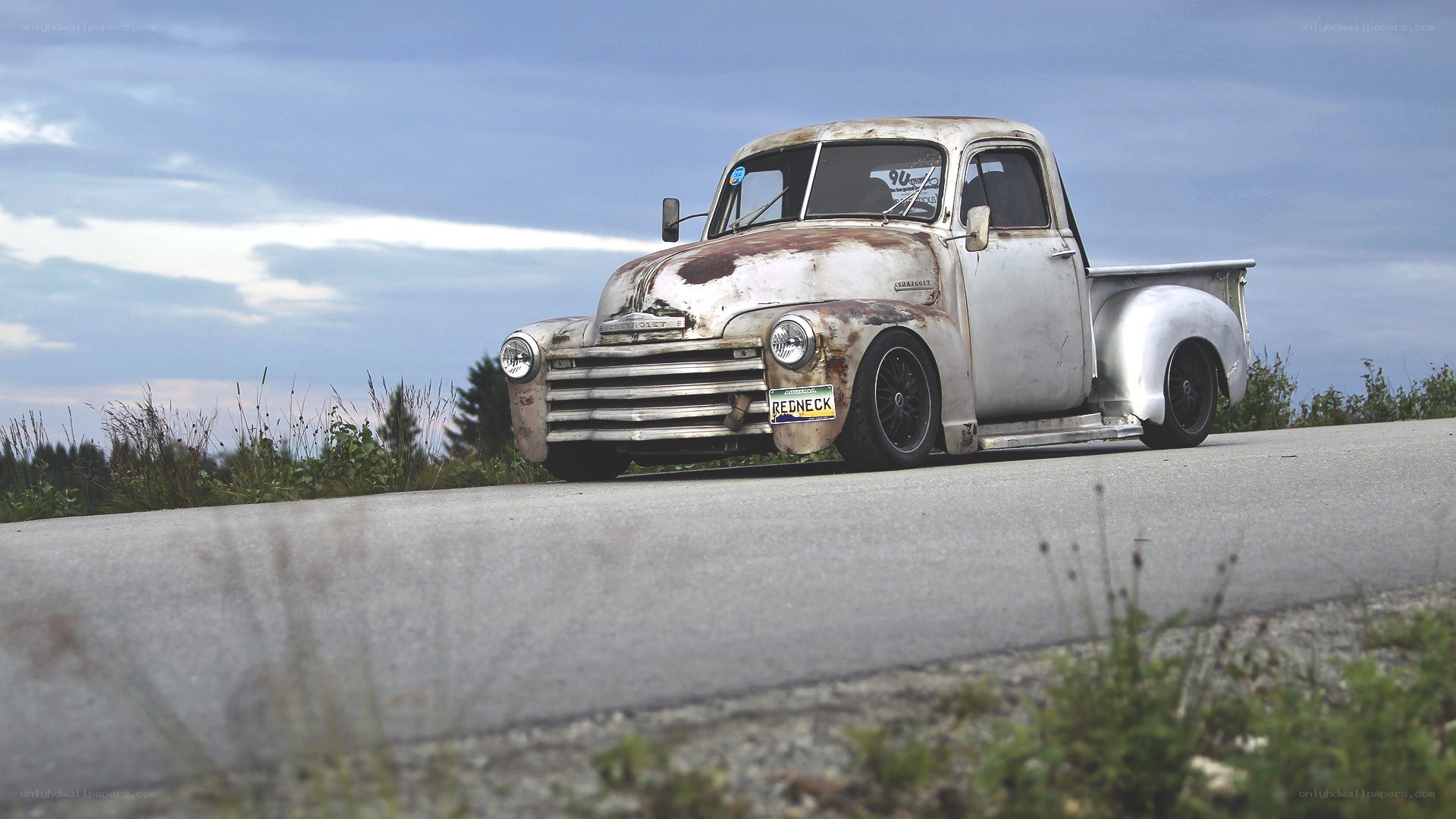 rustic vintage pickup truck