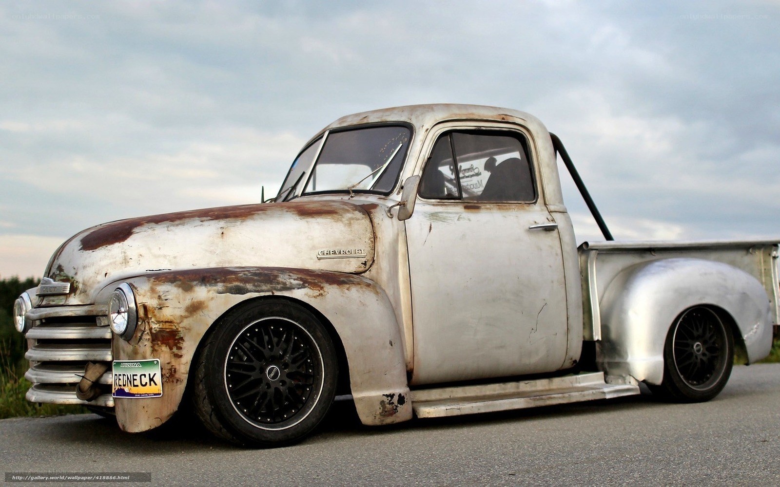 rustic vintage pickup truck