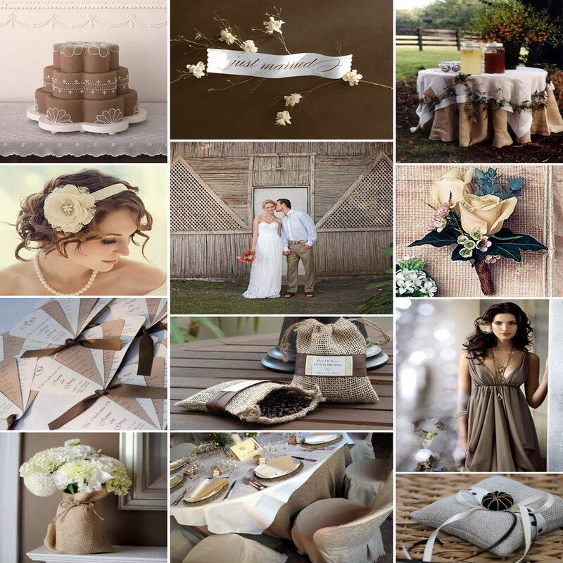 rustic wedding inspiration board
