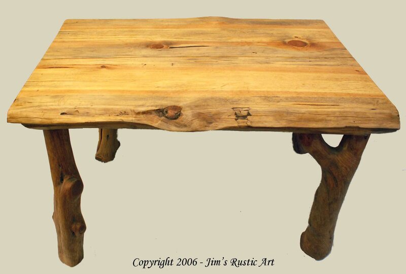 Rustic wooden table