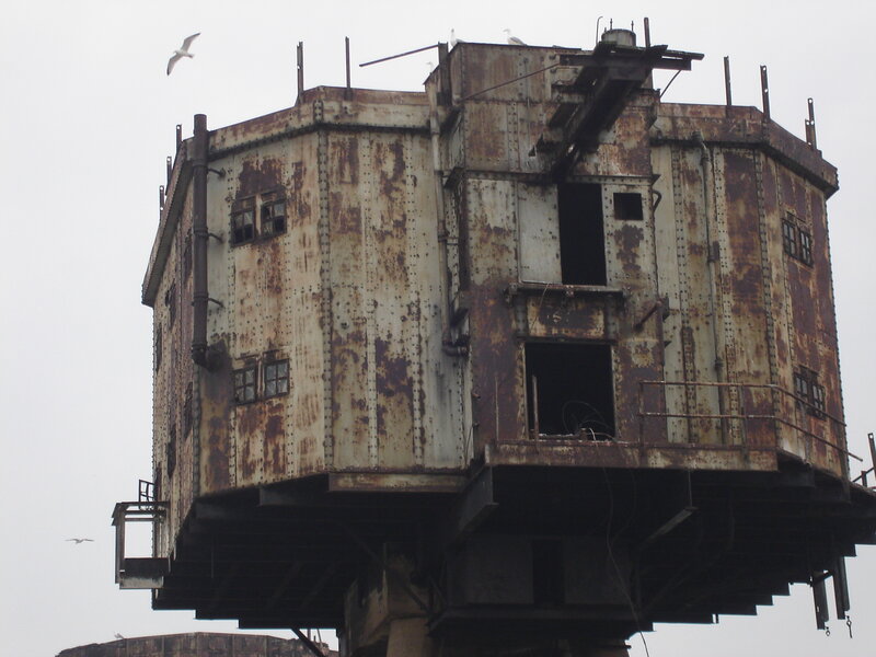 Rusty abandoned tower