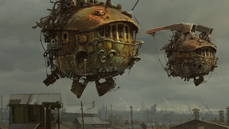 Rusty Airships Flying