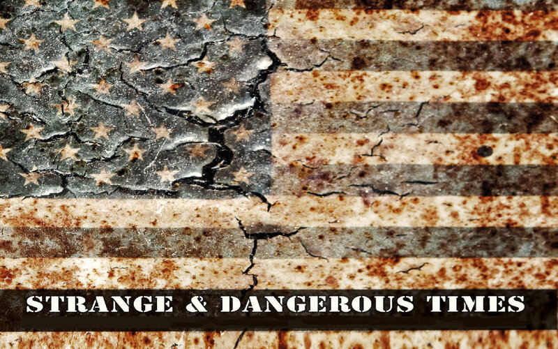 Rusty American Flag
