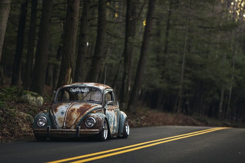 Rusty Beetle Car — Green
