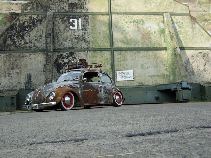 Rusty Beetle in an old bunker