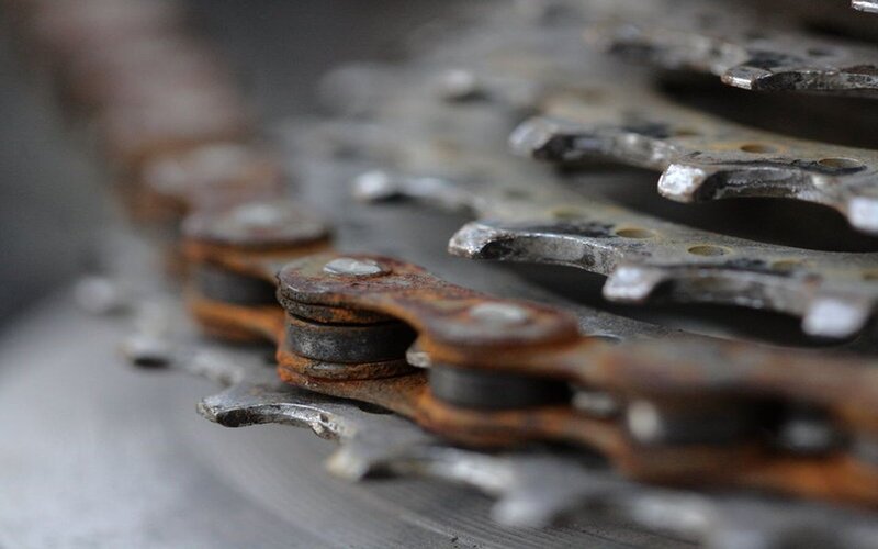 Rusty Bicycle Chain