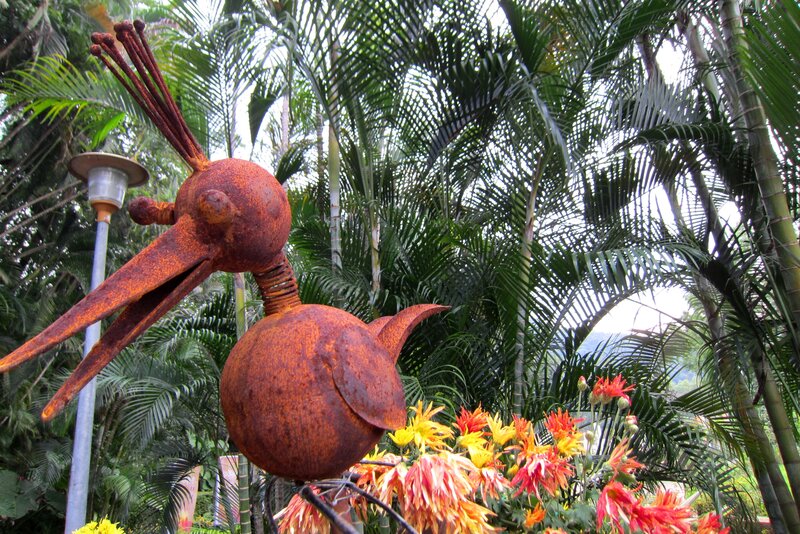 Rusty Bird Sculpture