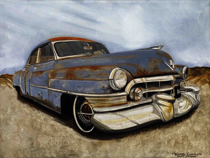 Rusty Blue Car