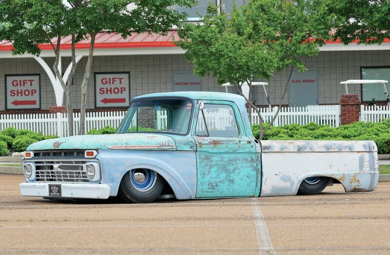 Rusty Blue Pickup Truck — Calm