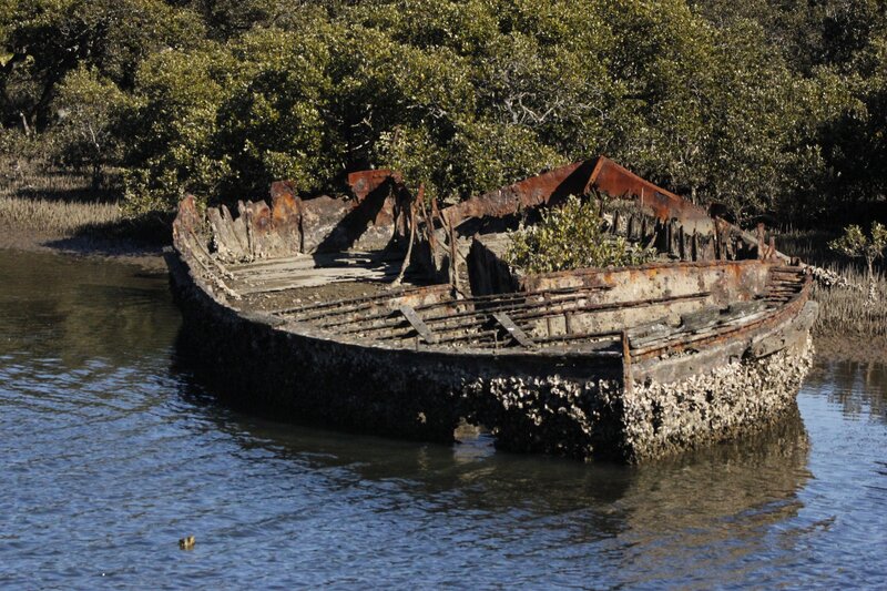 Rusty Boat Wreck