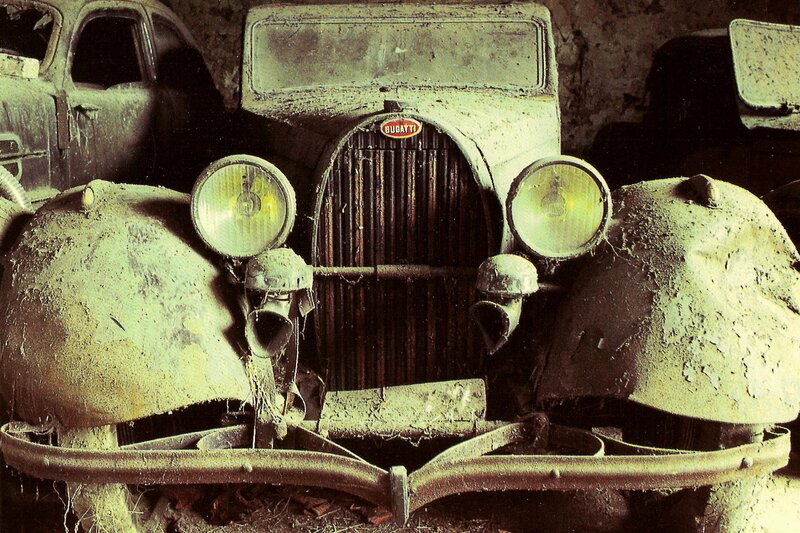 Rusty Bugatti Car