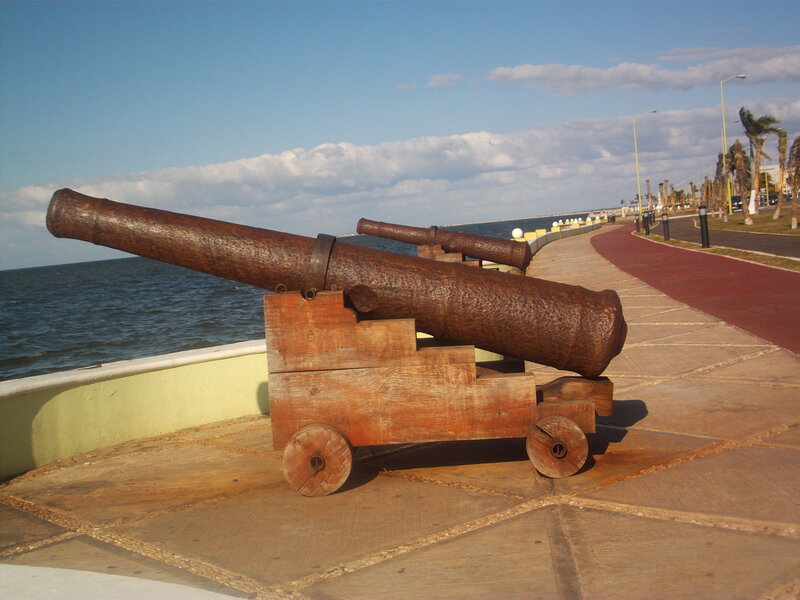 Rusty Cannons on Display