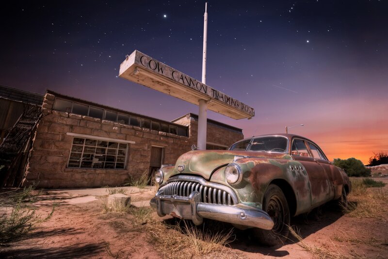Rusty Car at Trading Post