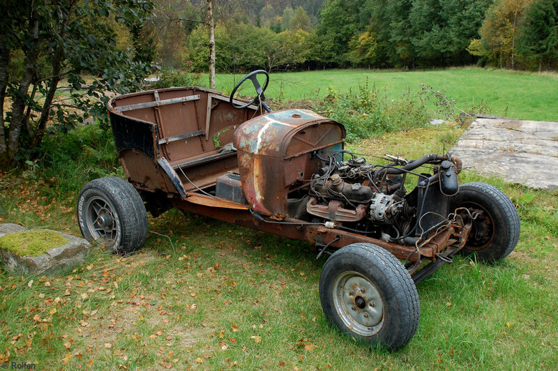 Rusty Car Chassis