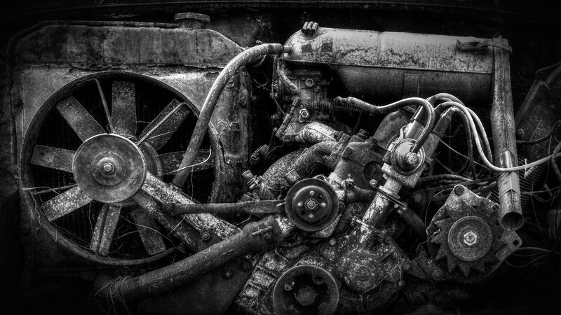 Rusty Car Engine