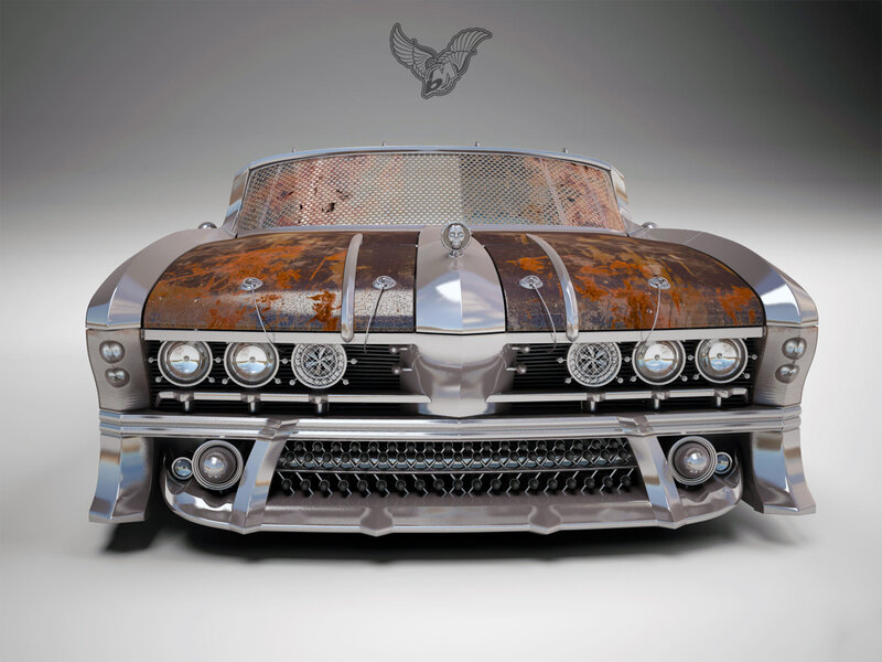 Rusty Car Front