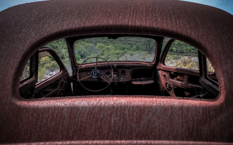 Rusty Car Interior