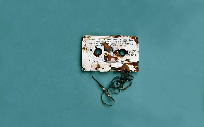 Rusty Cassette Tape — Teal