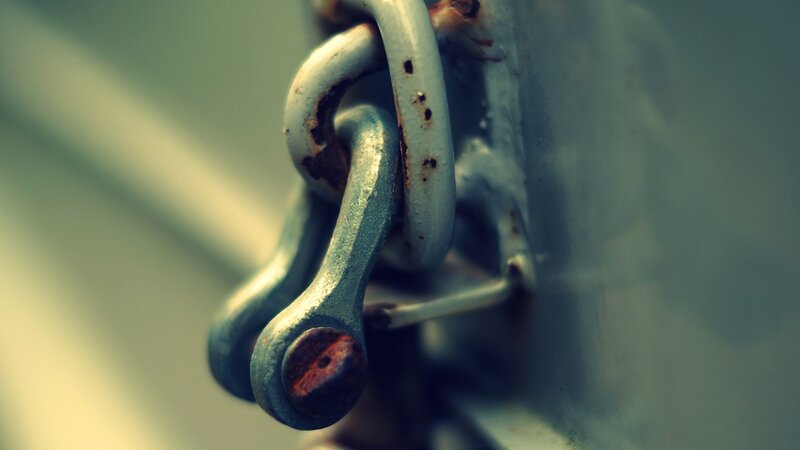 Rusty Chain and Lock
