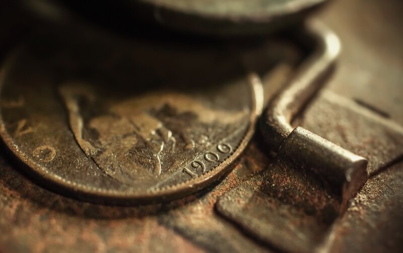Rusty Coin and Key