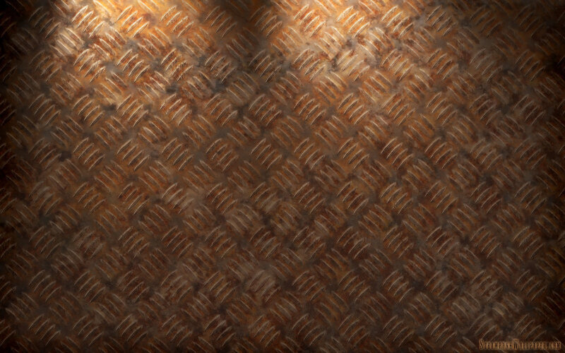 Rusty Diamond Plate Metal