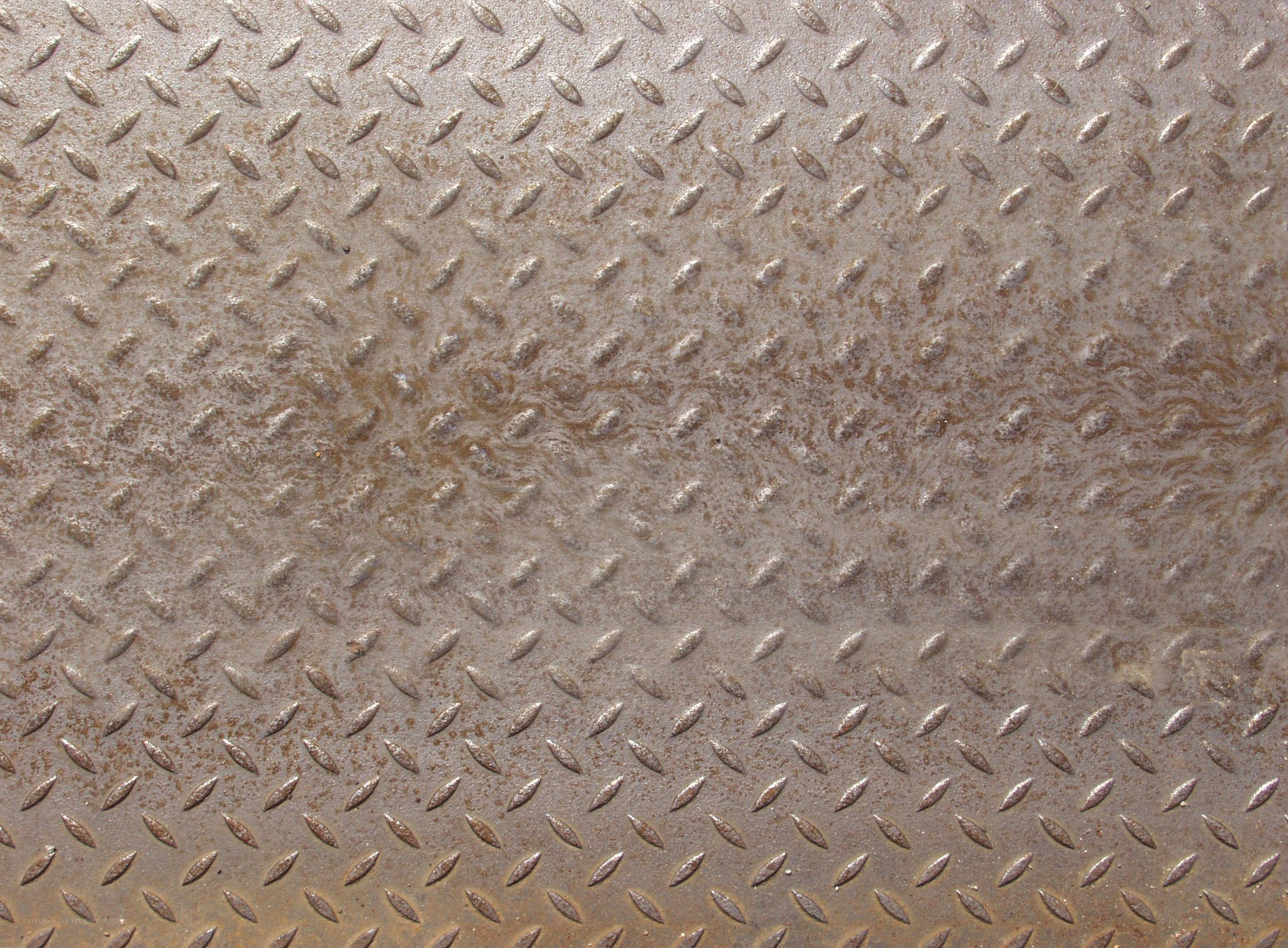 rusty diamond plate surface