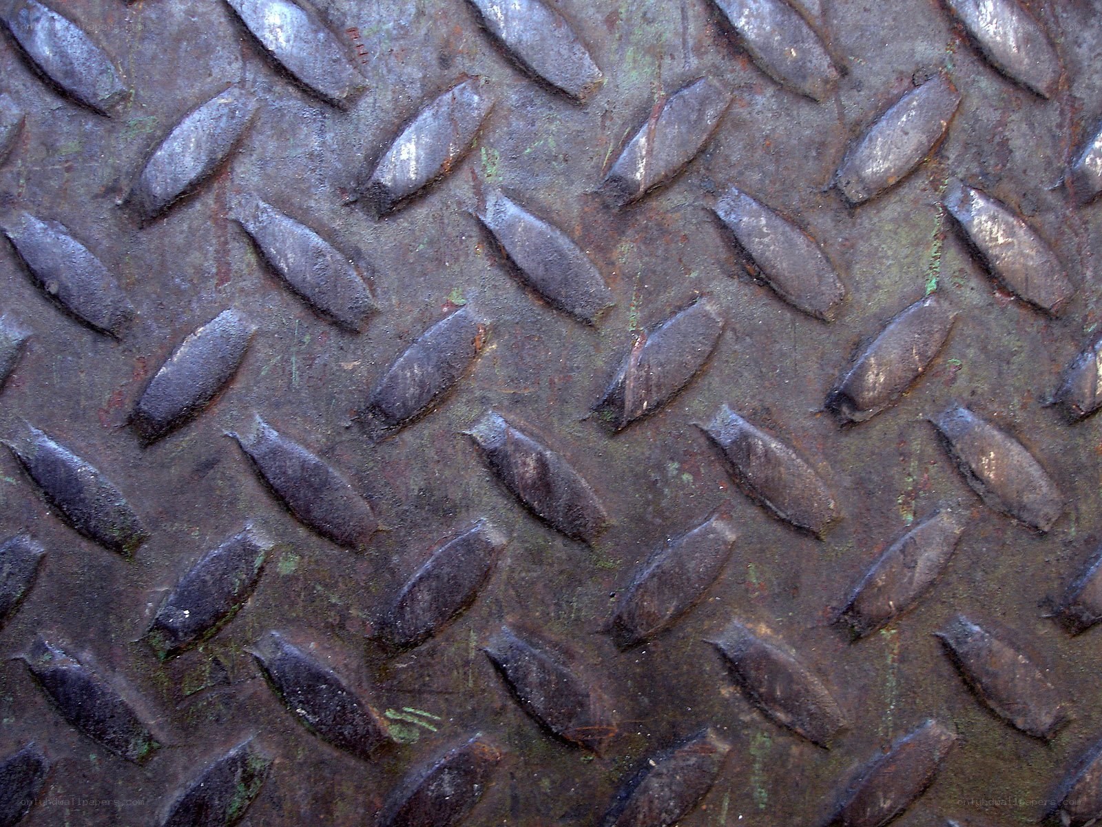 rusty diamond plate texture