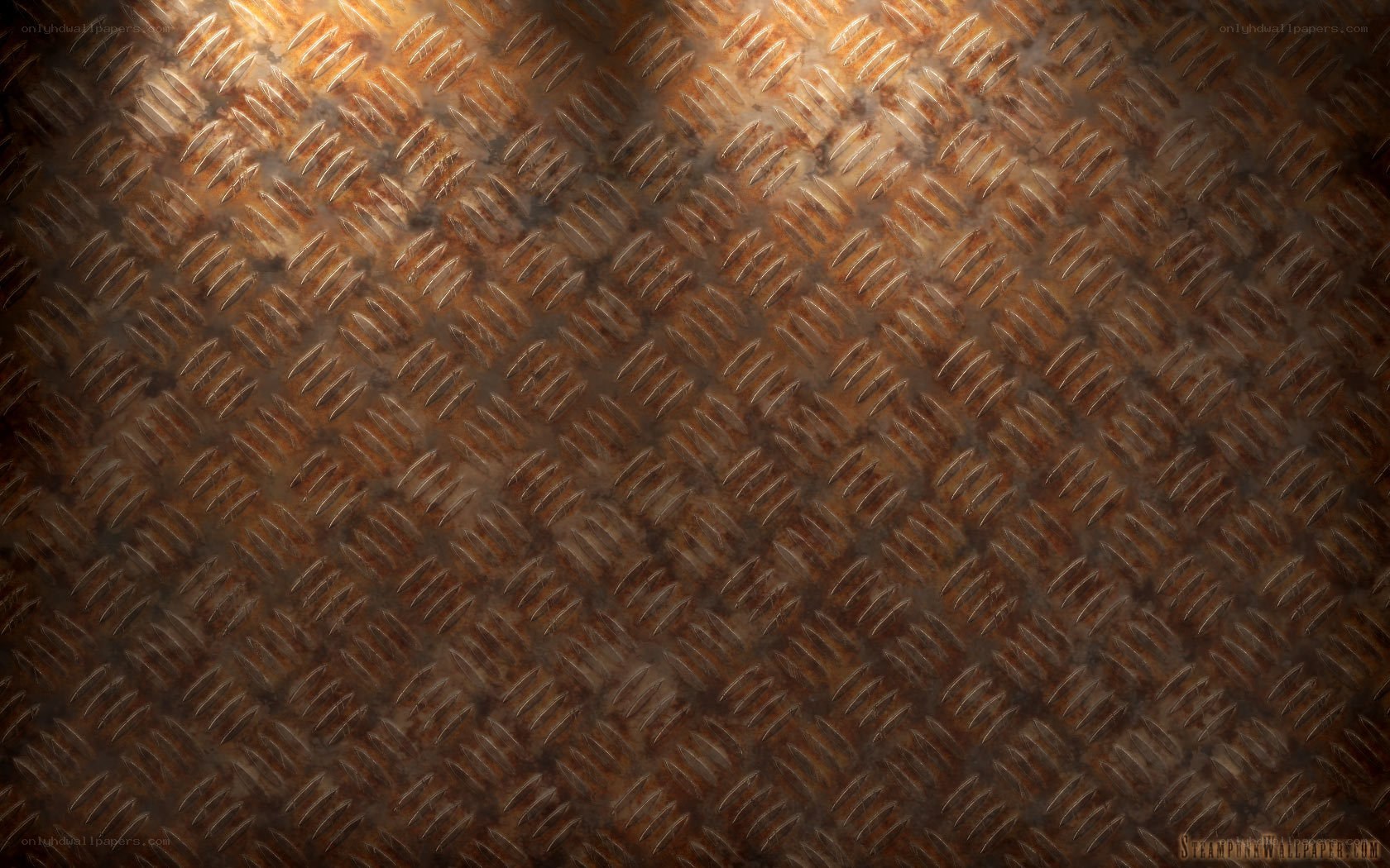 rusty diamond plate texture