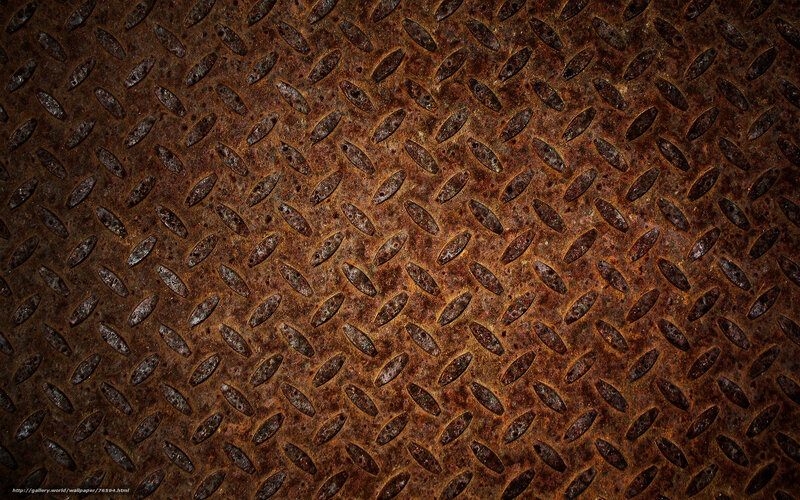 rusty diamond plate texture