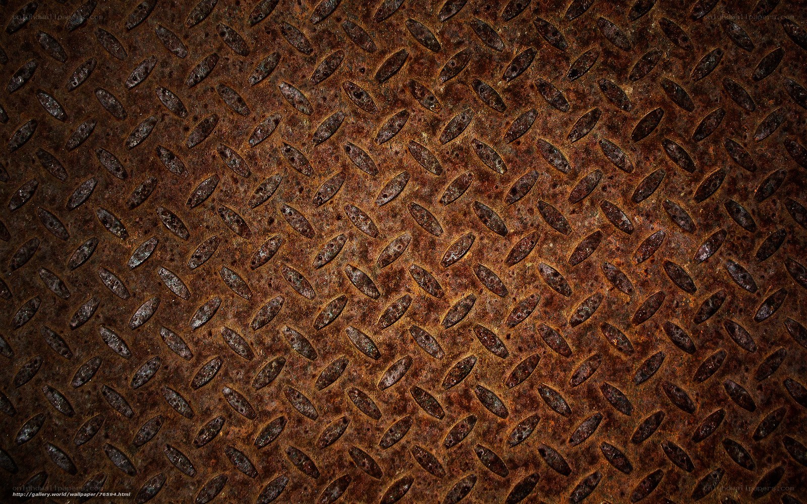 rusty diamond plate texture