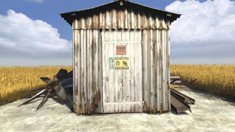 Rusty Electric Shed
