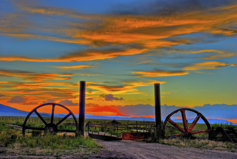 Rusty Farm Wheels