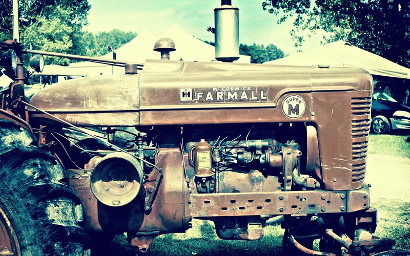 Rusty Farmall Tractor