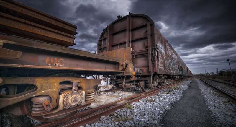 Rusty Freight Train