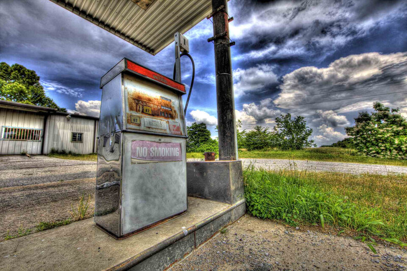 Rusty Gas Pump