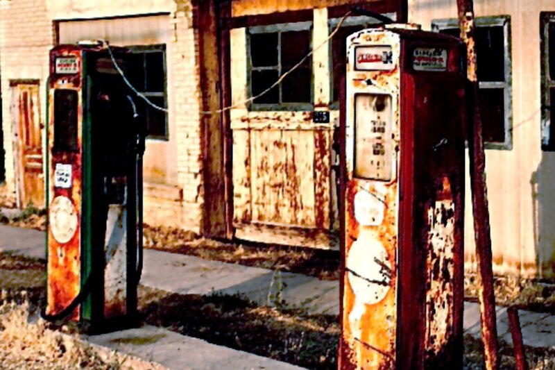 Rusty Gas Pumps