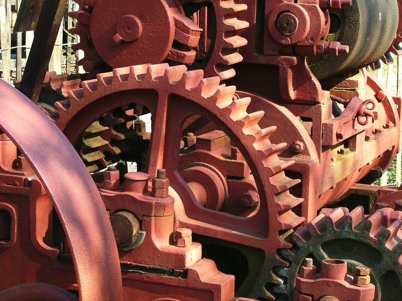 Rusty Gears Mechanism — Red