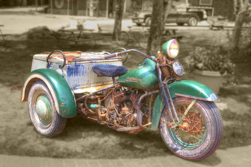 Rusty Green Trike