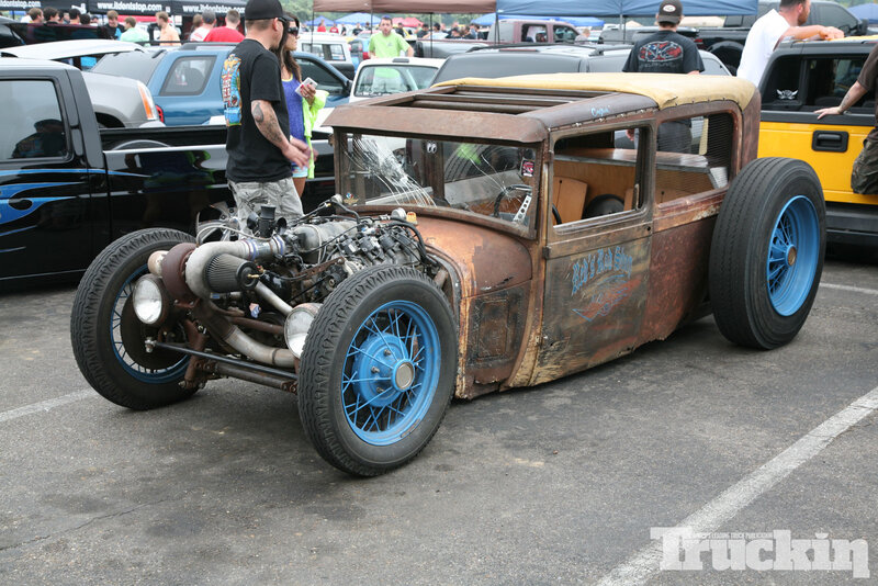 Rusty Hot Rod Car — Brown, Outdoor, Afternoon