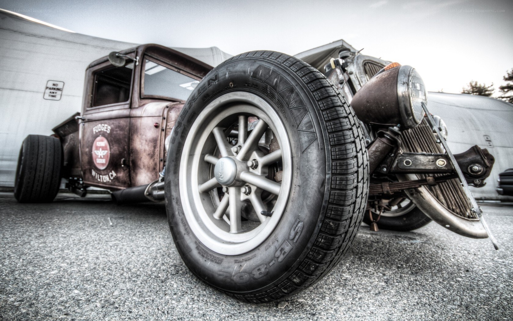 rusty hot rod truck