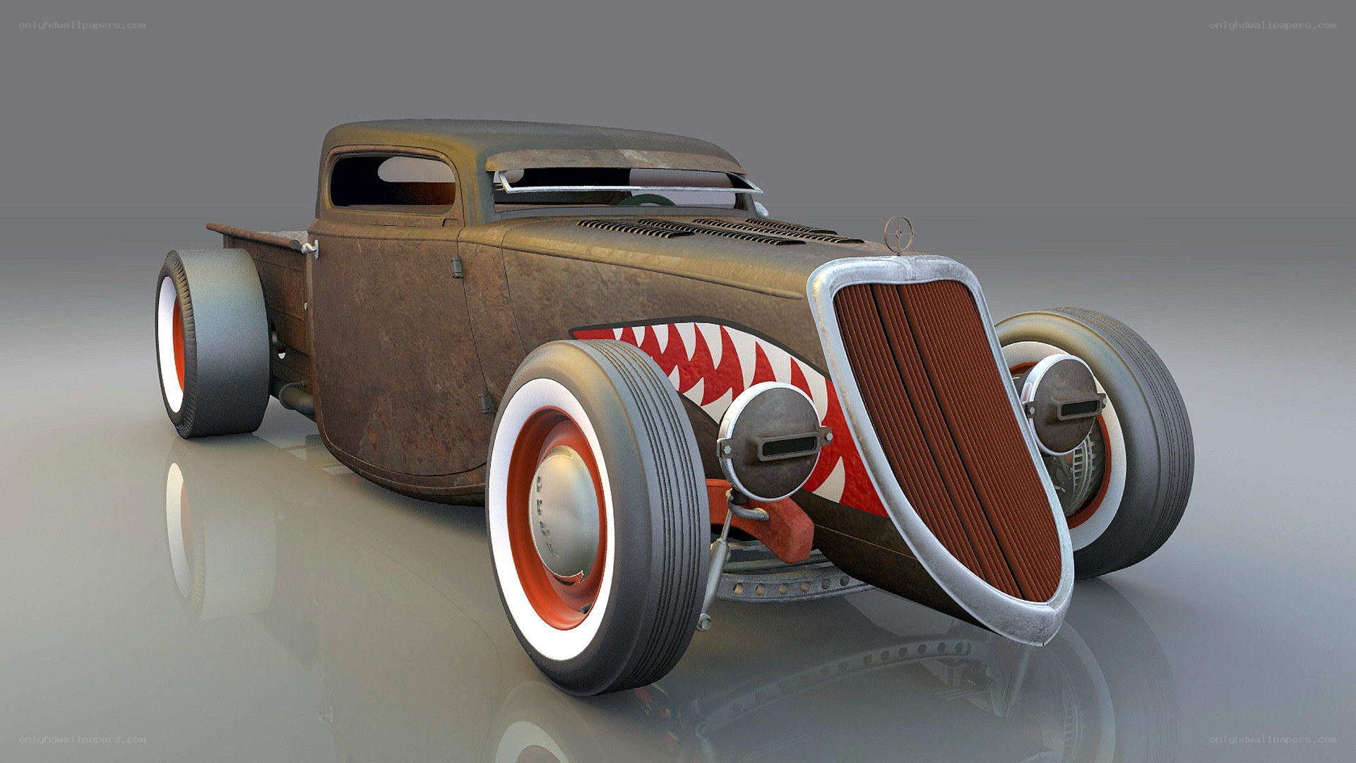 rusty hot rod truck