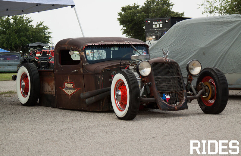 Rusty Hot Rod Truck — Brown, Outdoor