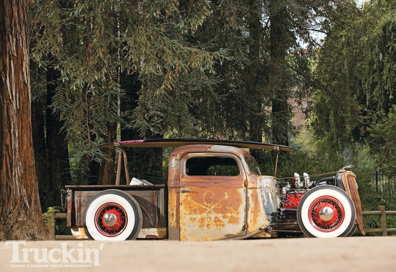 Rusty Hot Rod Truck — Brown, Serene