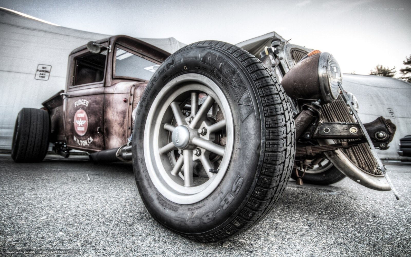 rusty hot rod truck