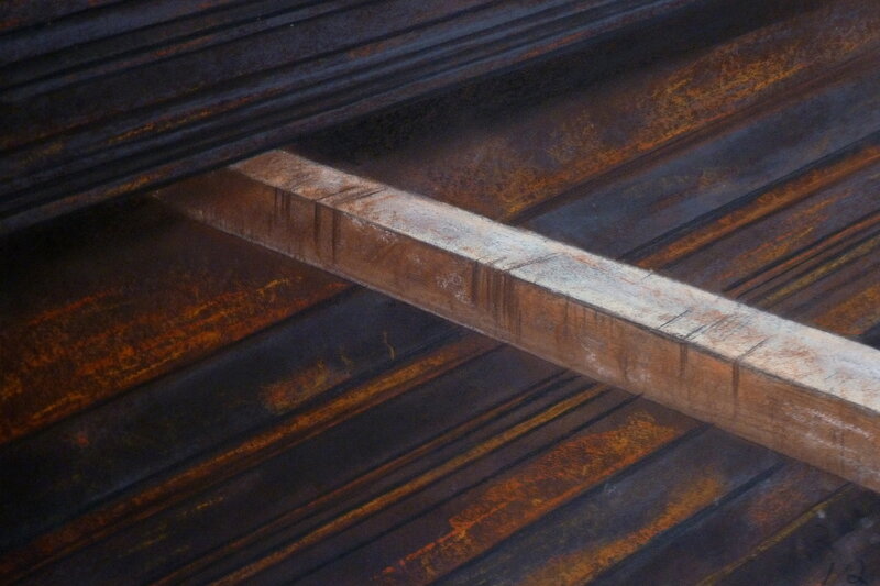 Rusty Metal Beams