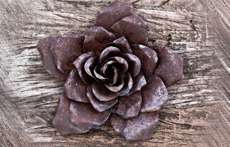 Rusty Metal Flower